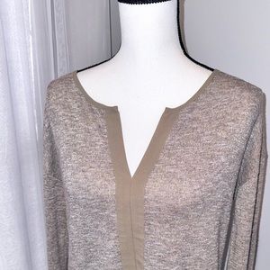 SANCTUARY brown gold light weight sweater women’s size medium